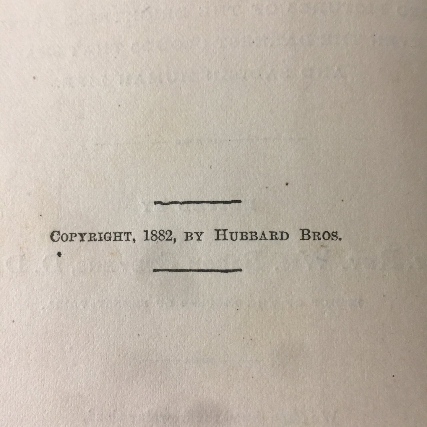 The Silver Lining - Author Unkown - 1882