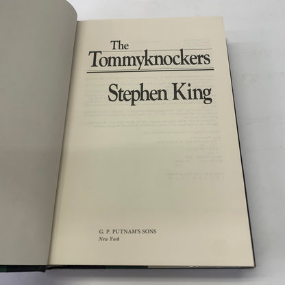 The Tommyknockers  - Stephen King - 1st Edition - 1987