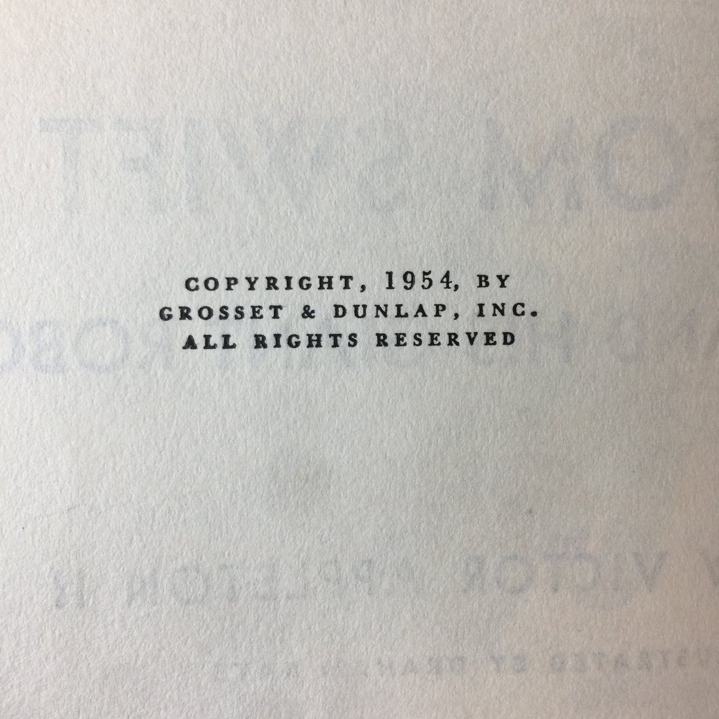 Tom Swift and his Giant Robot - Victor Appleton II - 1st Edition - 1954