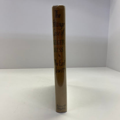 The Strange Case of Alger Hiss - The Earl Jowitt - 1st Edition - 1953