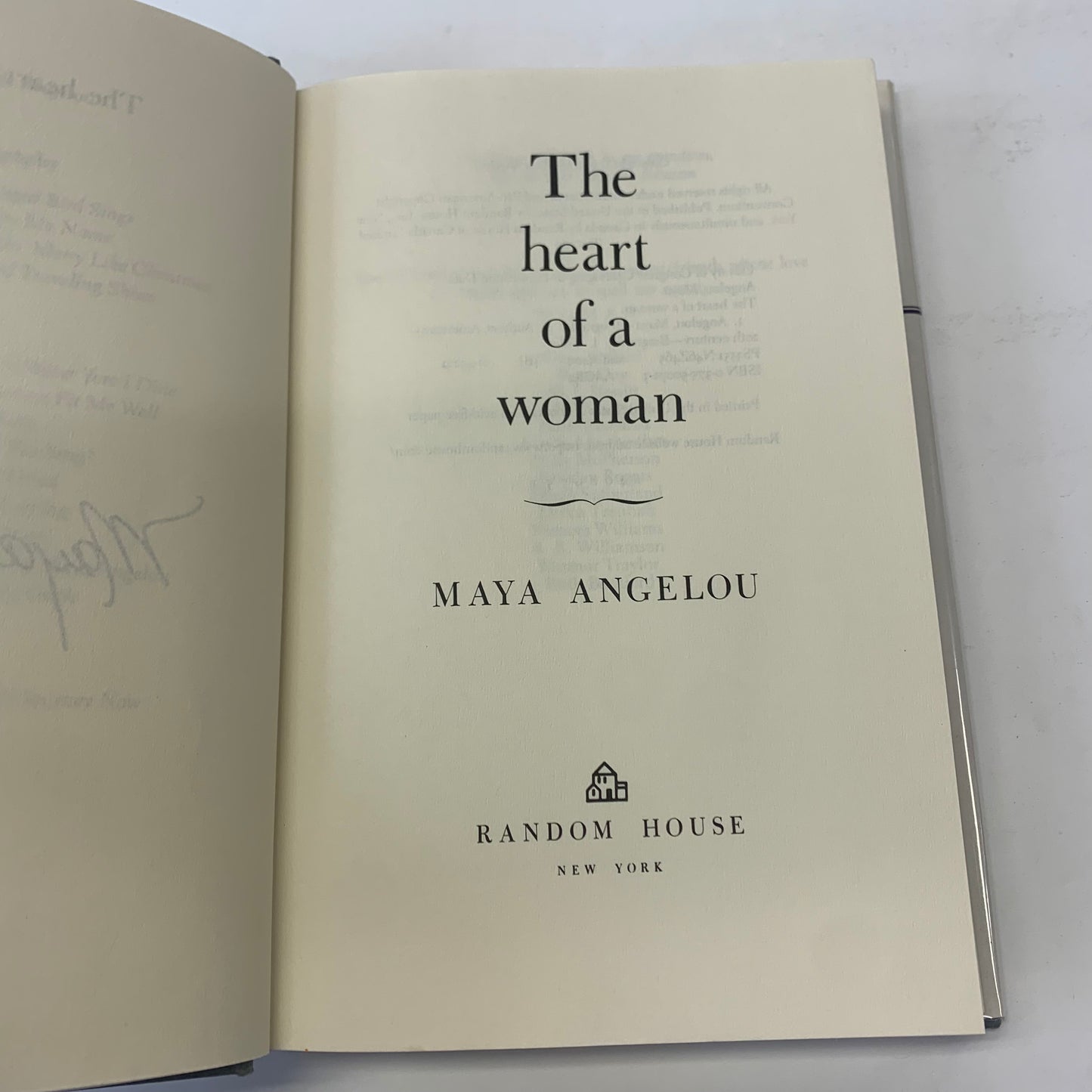 The Heart of a Woman - Maya Angelou - 1st Edition - 1981