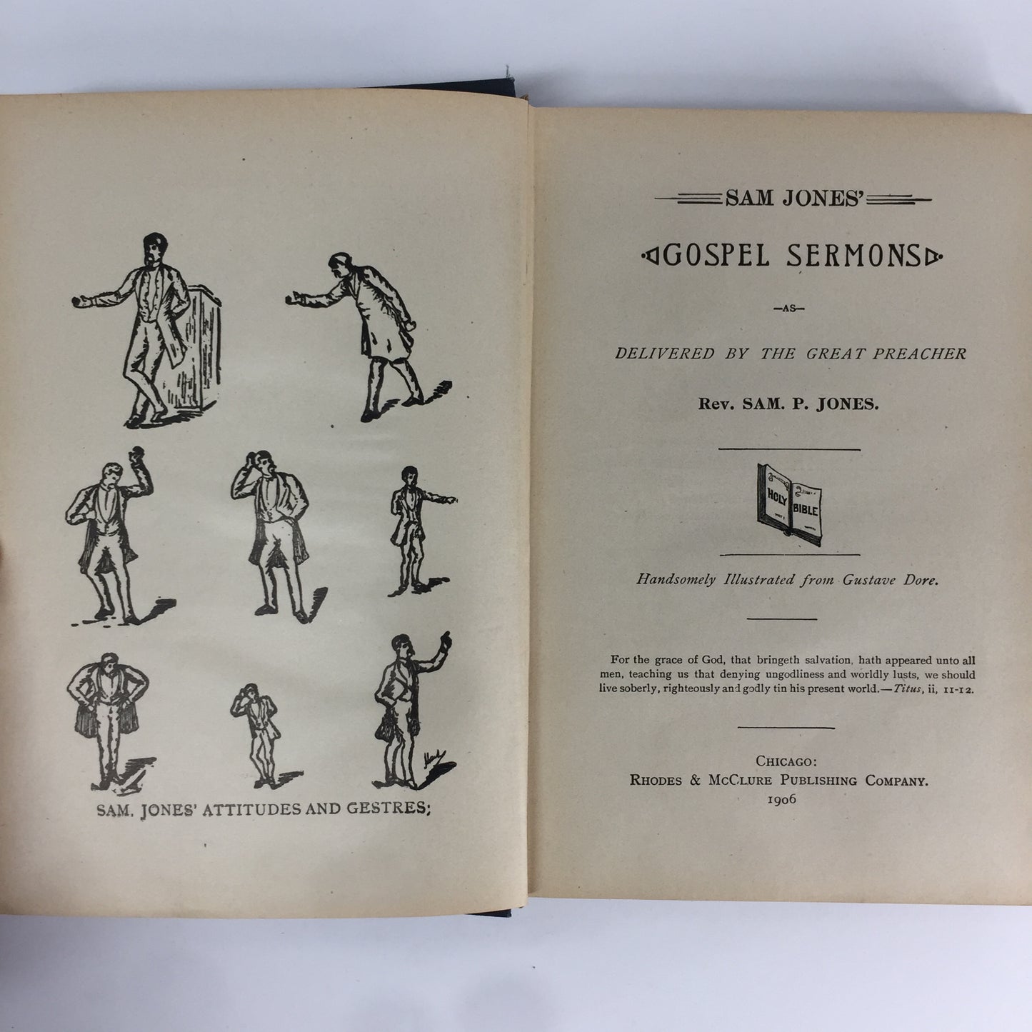 Sam Jones’ Gospel Sermons - Sam Jones - Illustrated by Gustave Dore - 1906