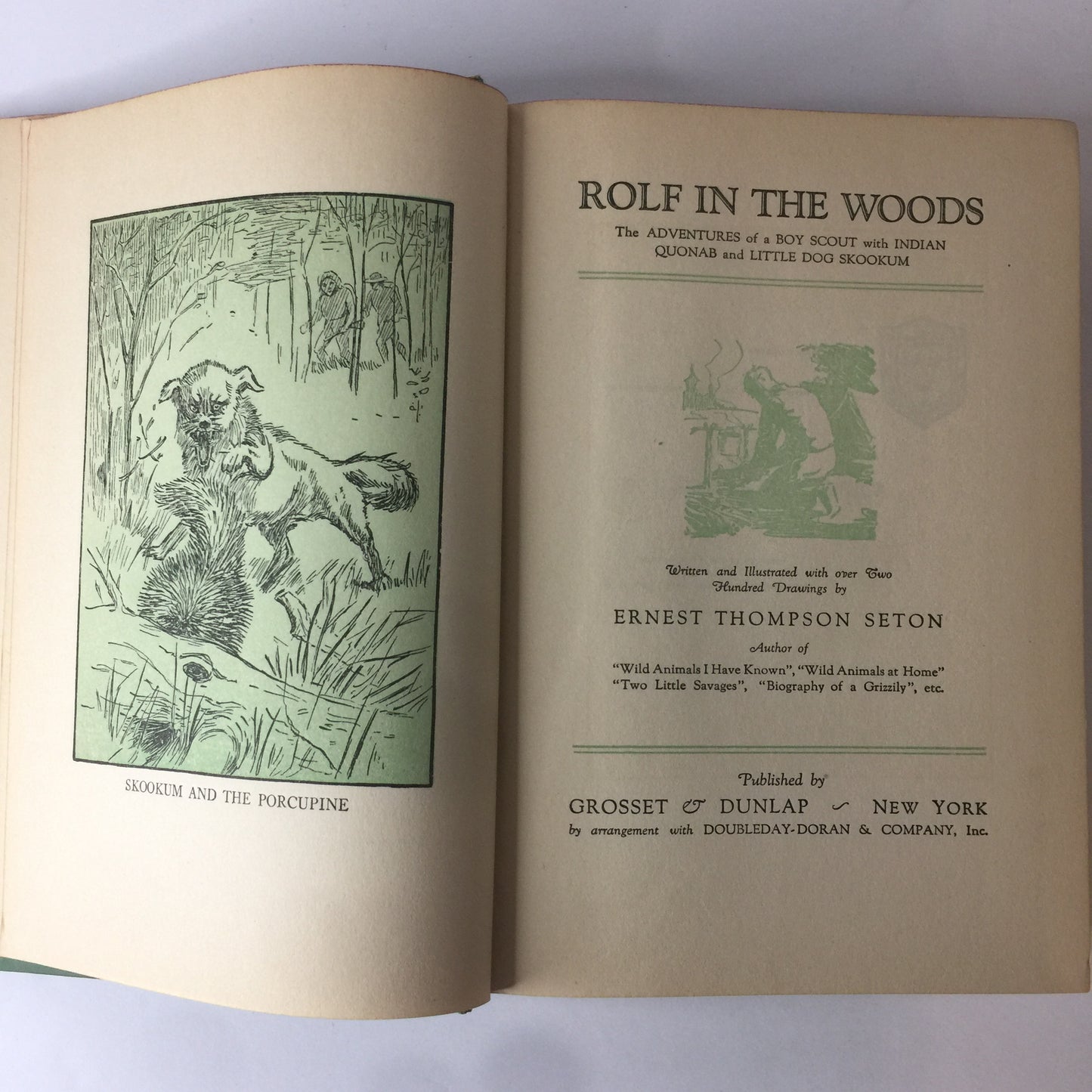 Rolf in The Woods - Ernest Thompson Seton - Reprint - 1911