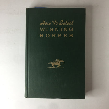 How to Select Winning Horses - Various - 1937