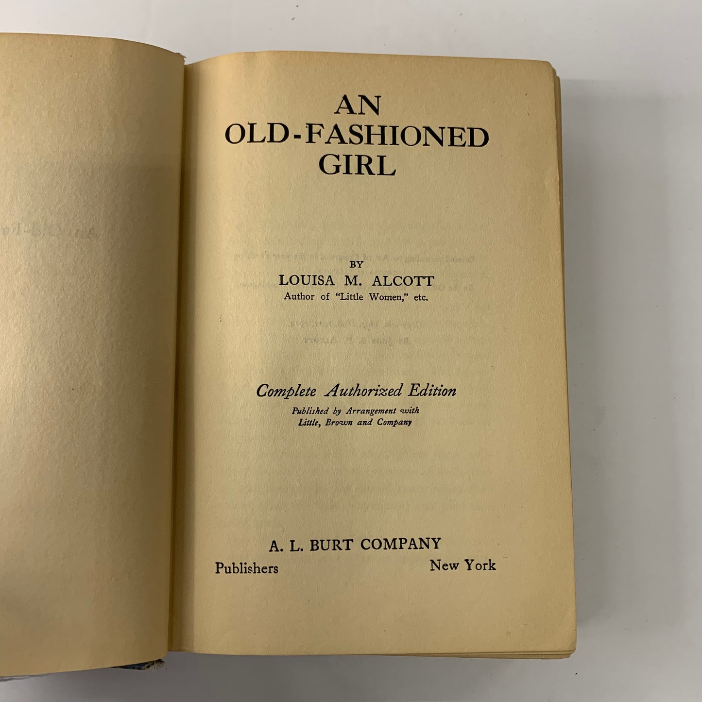 An Old-Fashioned Girl - Louisa M. Alcott - 1912