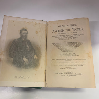 Grant’s Tour Around the World - J. F. Packard - Reprint - Loose Title Page - 1880