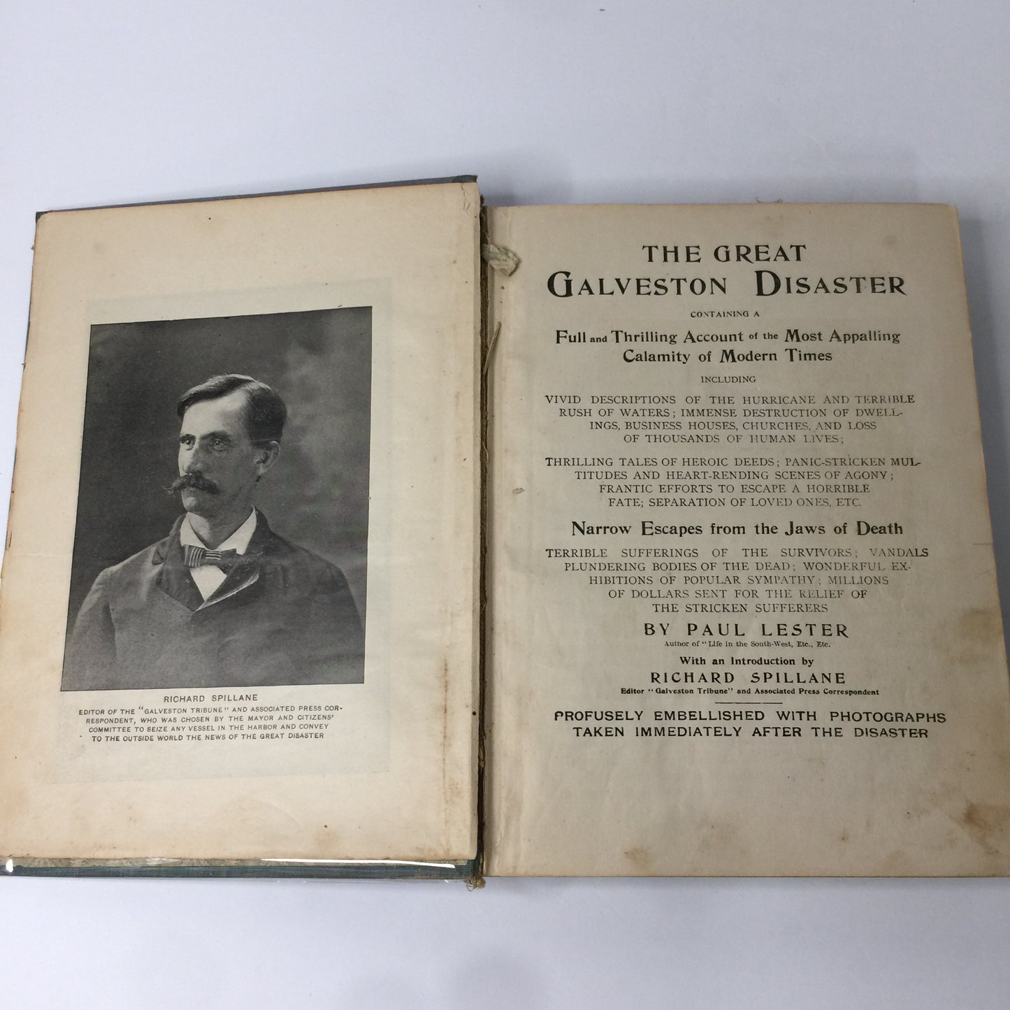 The Great Galveston Disaster - Paul Lester - 1900