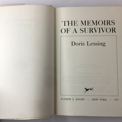The Memoirs of a Survivor - Doris Lessing - 1st American Edition - 1974