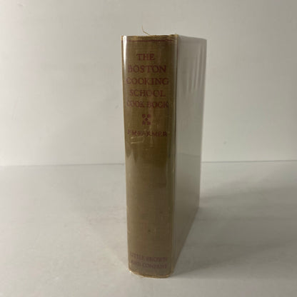 The Boston Cooking School Cook Book - Fannie Merritt Farmer - 6th Edition - 2nd Print - 1937