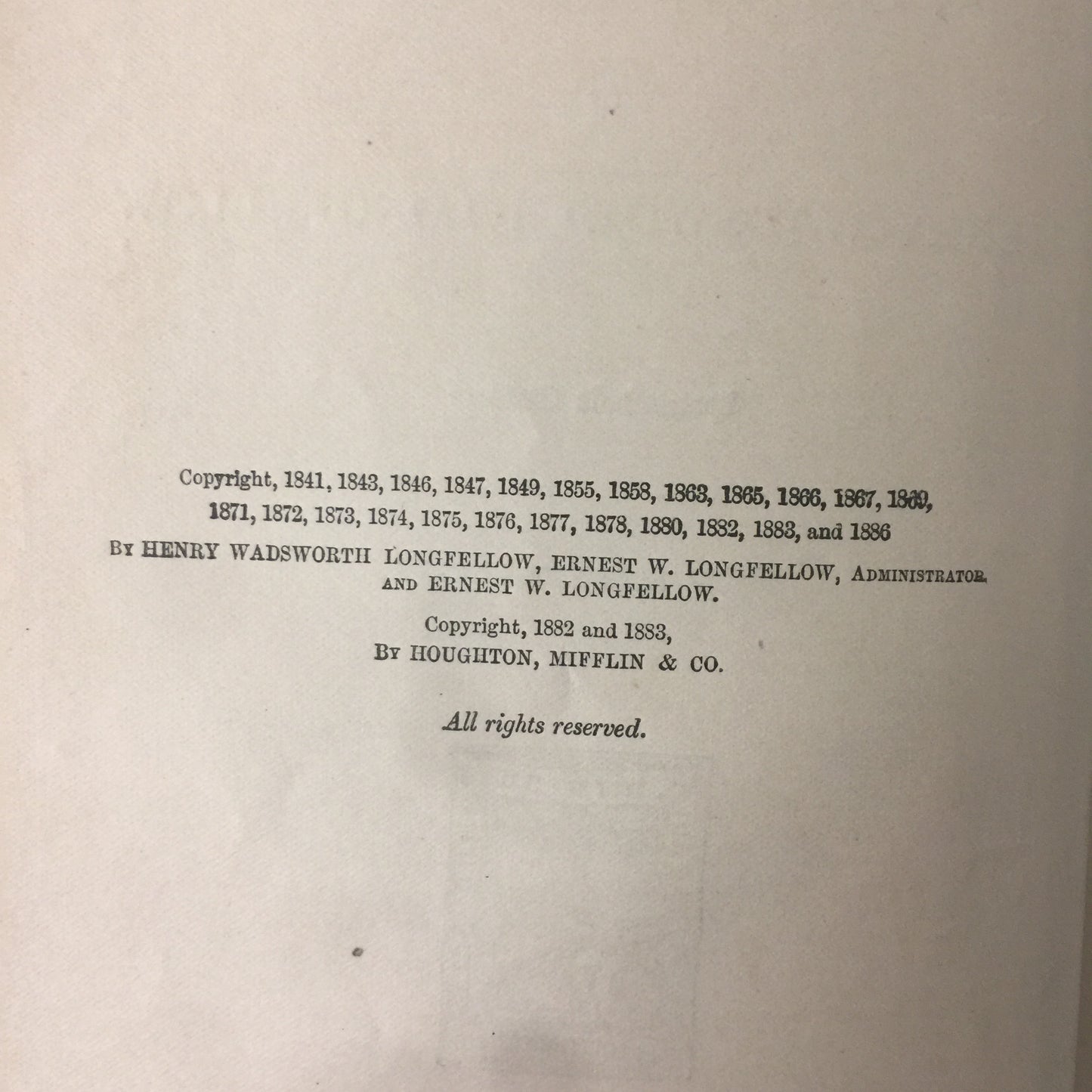 Longfellow’s Poems - Henry Longfellow - 1893