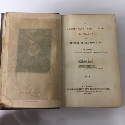 Protestant Reformation in France vol. 2 - Author Unknown - 1847