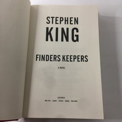 Finders Keepers - Stephen King - 1st Edition - 2015