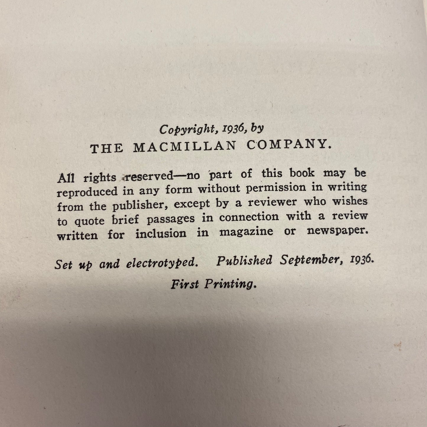 What It’s All About - William Allen White - Signed - 1st Edition - Presidential Campaign - 1936