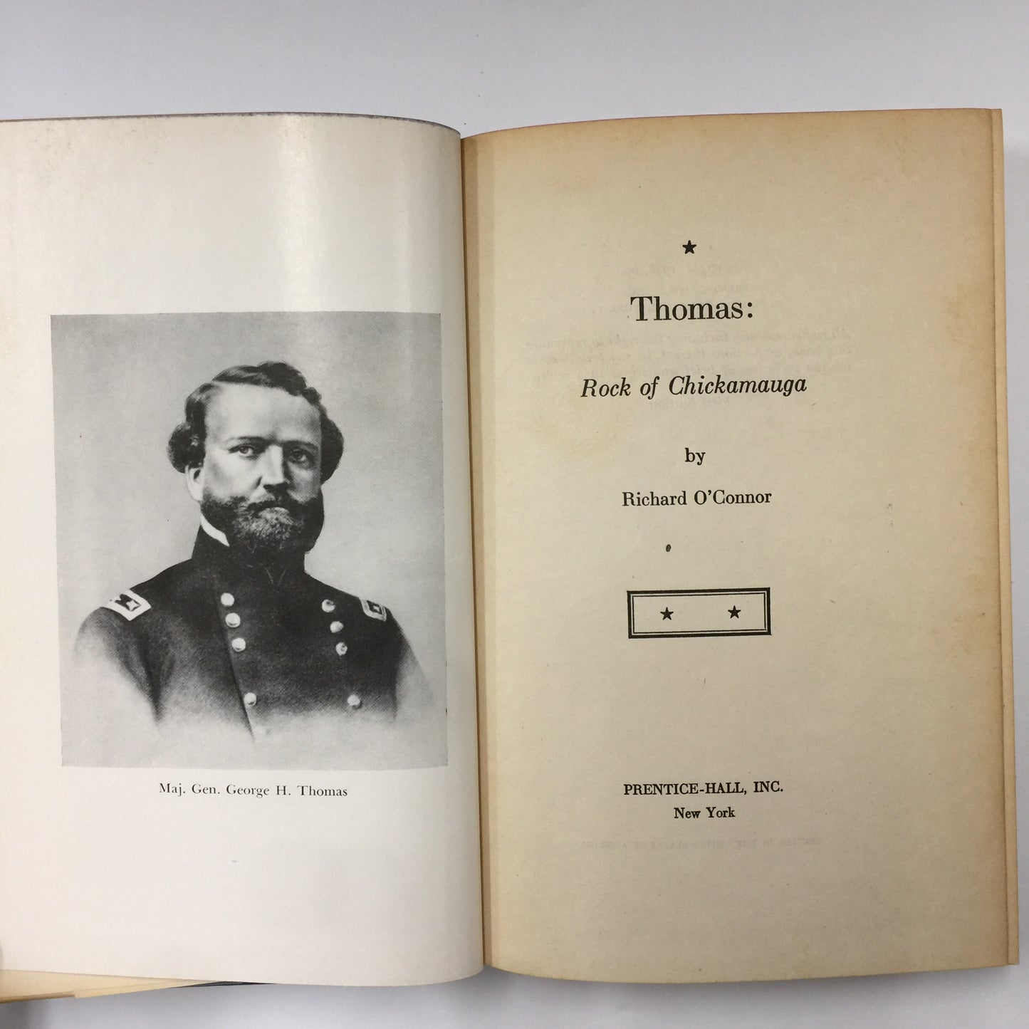 Thomas: Rock of Chickamauga - Richard O’Connor - Review Copy with Document