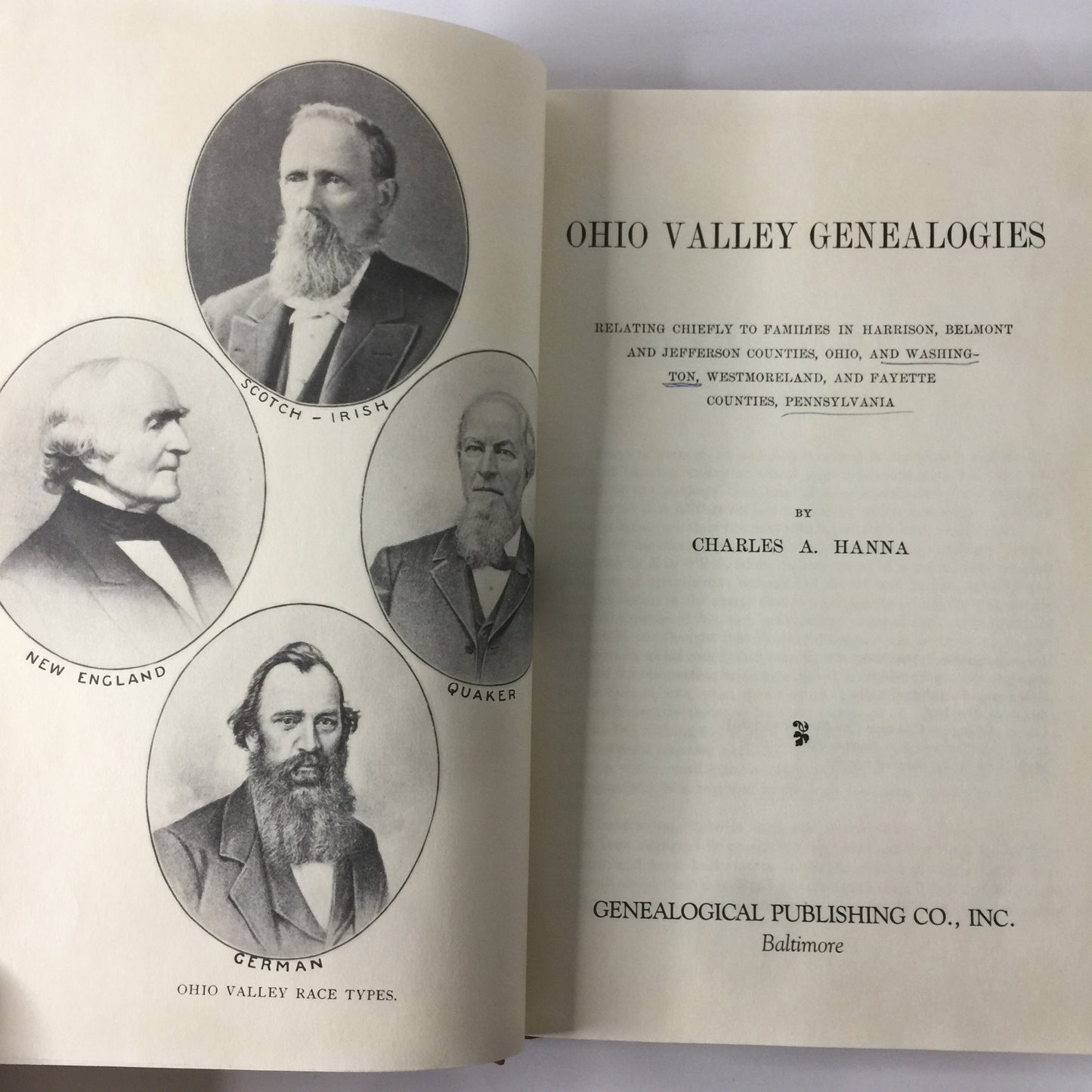 Ohio Valley Genealogies - Charles A. Hanna - 1989