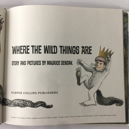 Where the Wild Things Are - Maurice Sendak - 25th Anniversary Edition - 1988