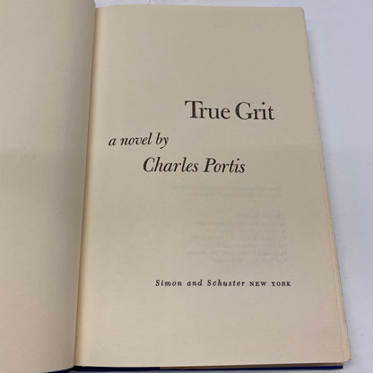 True Grit - Charles Portis - Book Club Edition - 1968