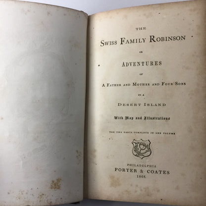 Swiss Family Robinson - Johann Wyss - 1868