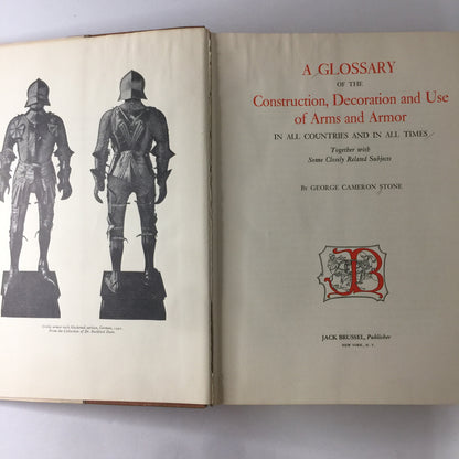 A Glossary of the Construction, Decoration and Use of Arms and Armor - George Cameron Stone - 1934