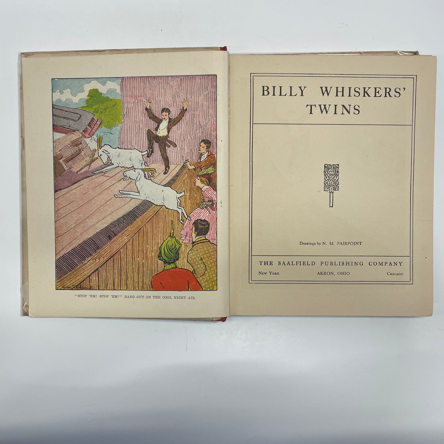 Billy Whiskers Twins - Illustrated by N. M. Pairpoint - Crica 1820s