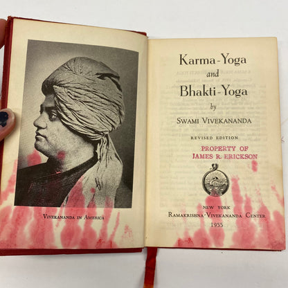 Karma-Yoga and Bhakti-Yoga - Swami Vivekananda - Water Damage - 1955