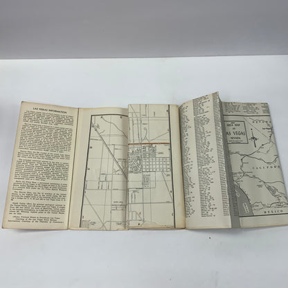 Map of Las Vegas and Vicinity, Nevada - Various - C. 1965