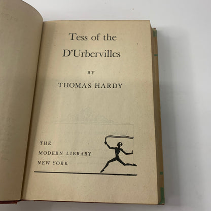 Tess of the D’urbervilles - Thomas Hardy - Modern Library - 1919