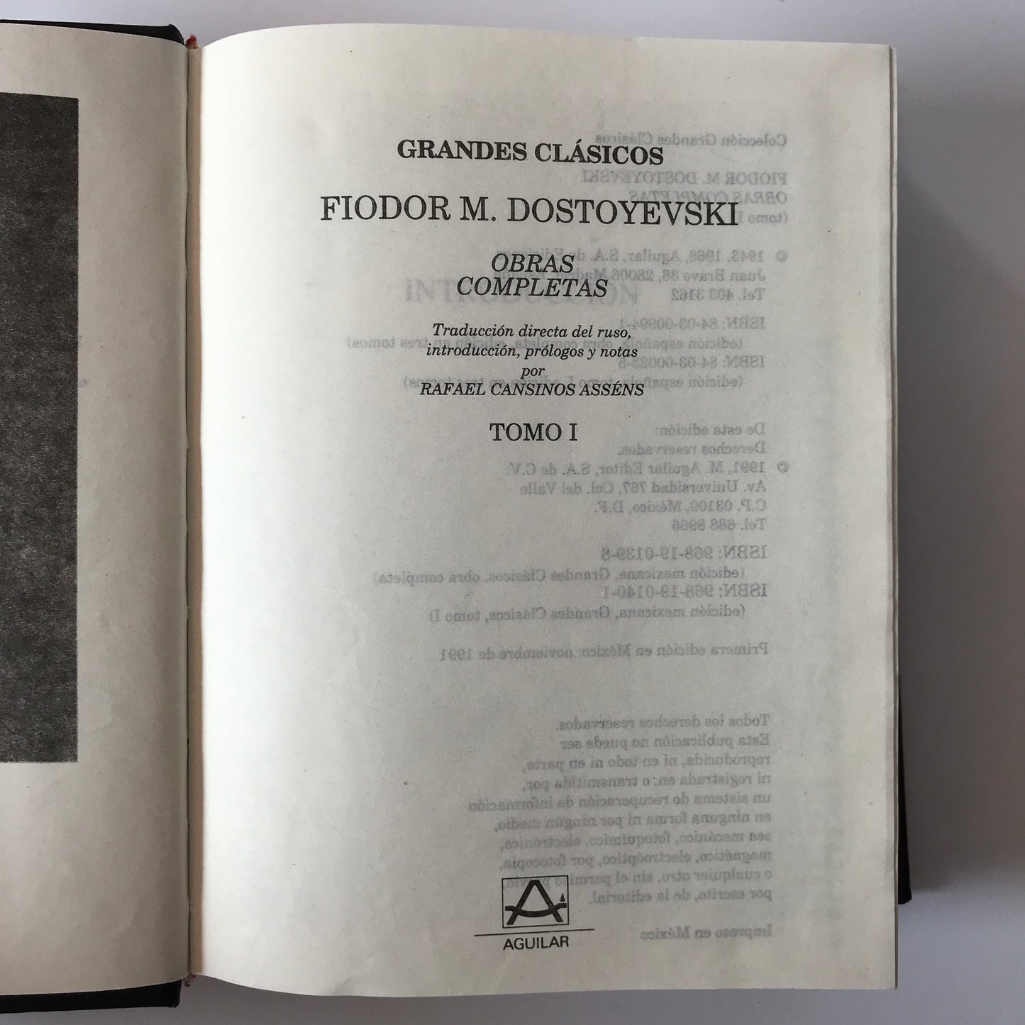 Grandes Clásicos Vols 1-3 - Dostoyevski, Tolstoi, Lorca - Spanish - 1991