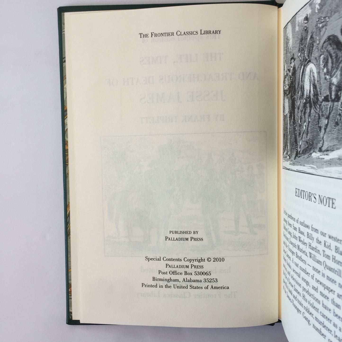 The Life of Jesse James - Frank Triplett - Frontier Classics Library - 2010