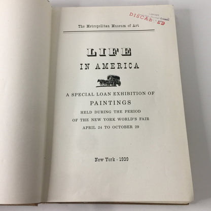 Life in America-Loan Exhibition of Paintings - New York World Fair - 1939