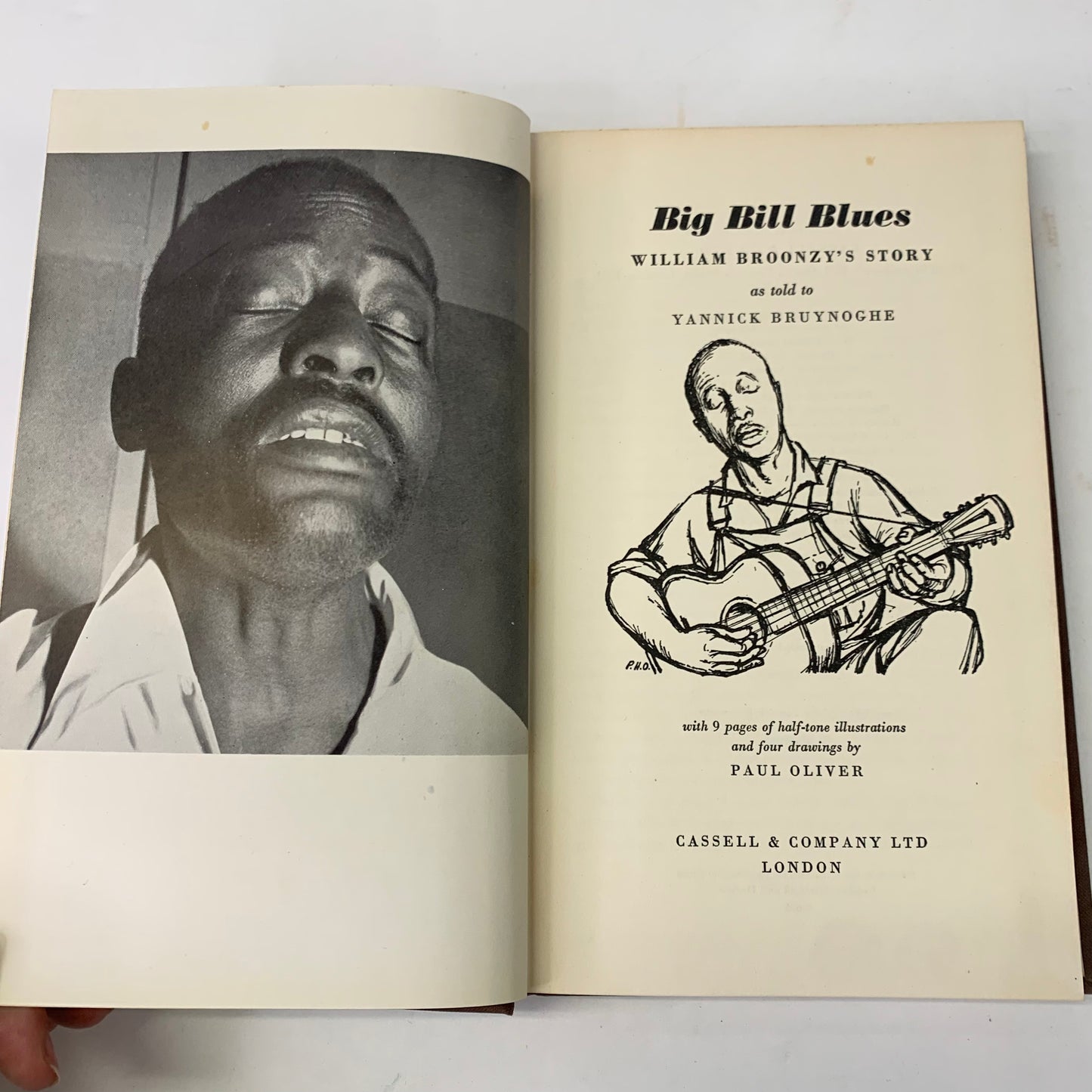 Big Bill Blues - Yannick Bruynoghe - Illustrated by Paul Oliver - 1st Edition - 1955