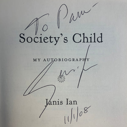 Society’s Child - Janis Ian - Signed - 2008