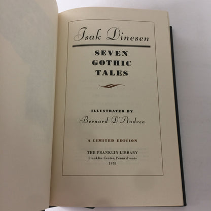 Isak Dinesen - Ben F. Stahl - Franklin Library - Limited Edition - 1978