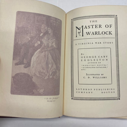 The Master Warlock - George Cary Eggleston - 1st Edition - 1903