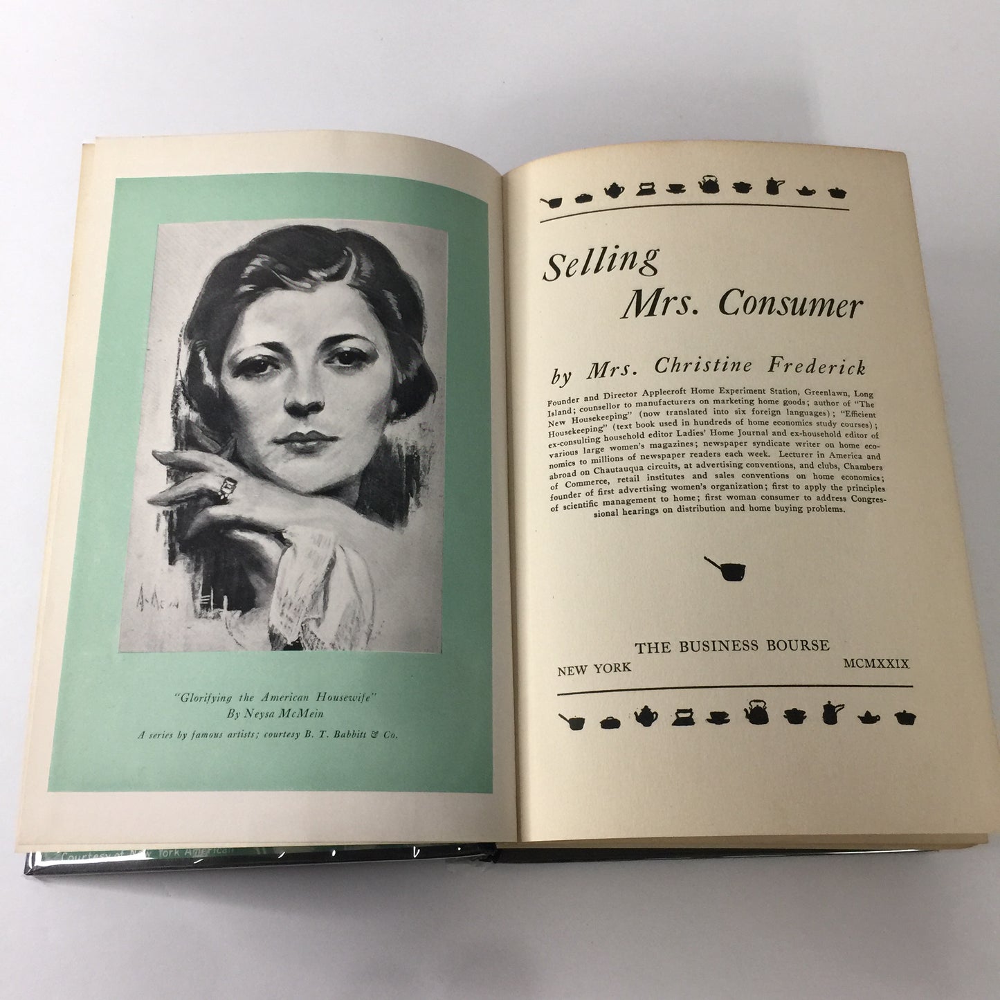 Selling Mrs. Consumer - Christine Frederick - 1st Edition - 1929