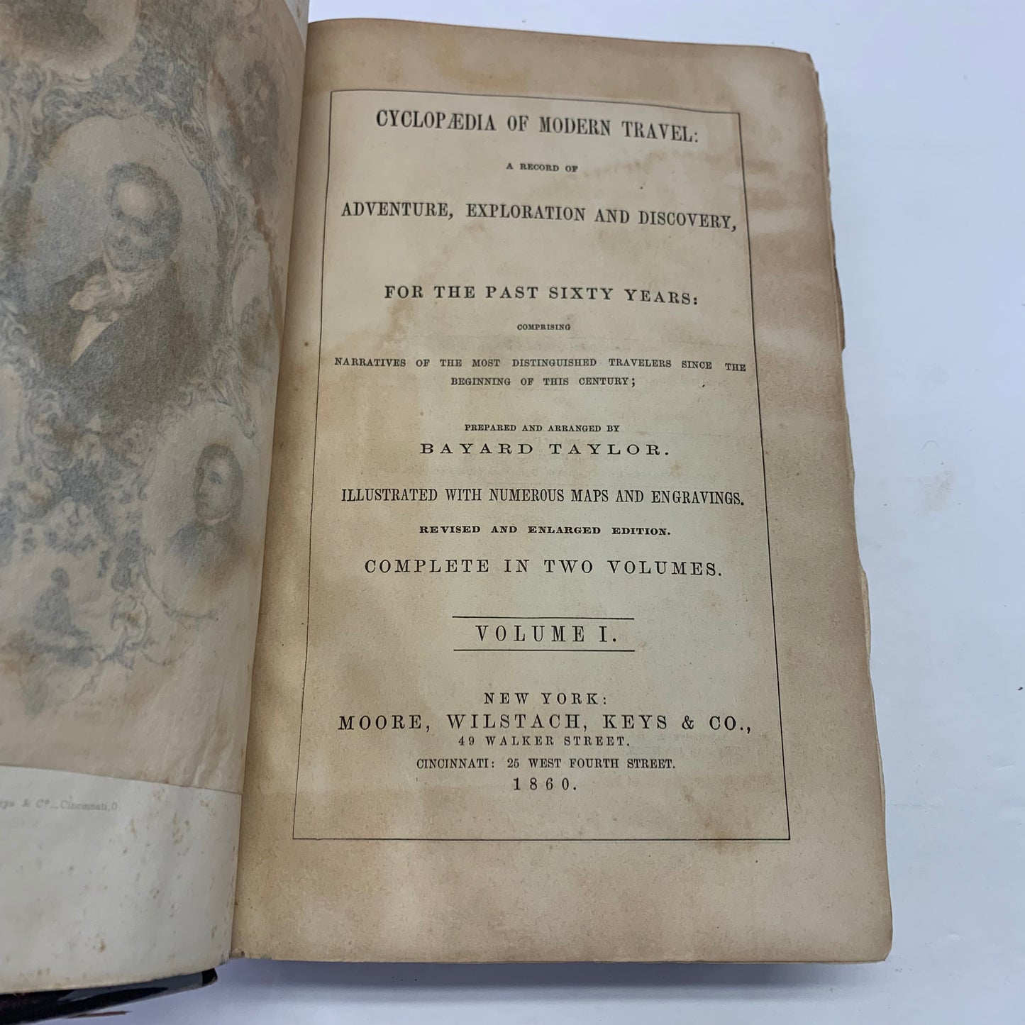 Cyclopedia of Modern Travel Vol. 1 - Bayard Taylor - Maps - 1860