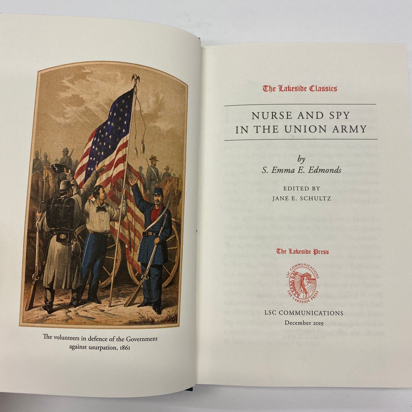 Nurse and Spy in the Union Army - S. Emma E. Edmonds - Lakeside Press - 2019