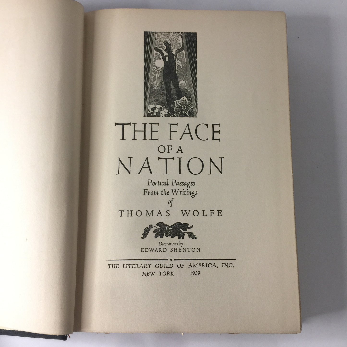 The Face of A Nation - Thomas Wolfe - 1939