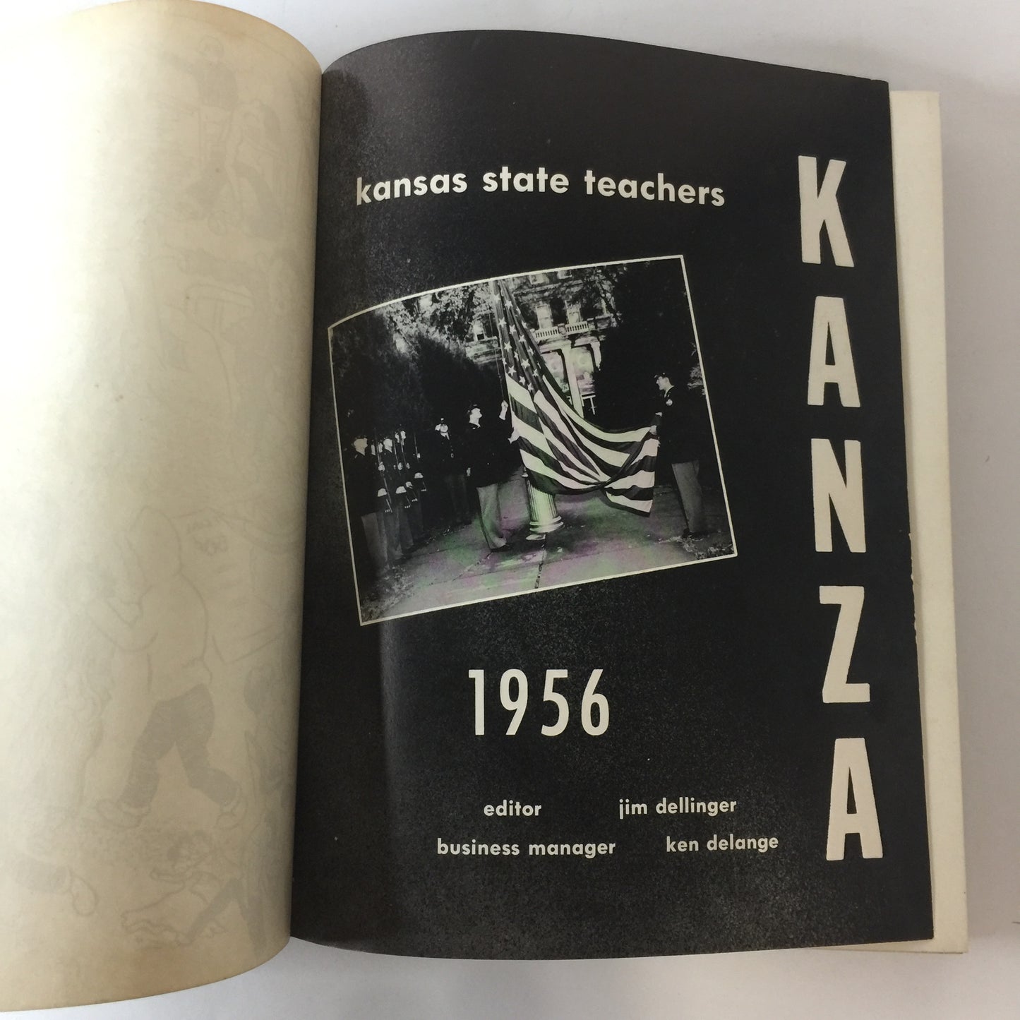 Kanza (KSTC) - Various - Kansas Yearbook - 1956