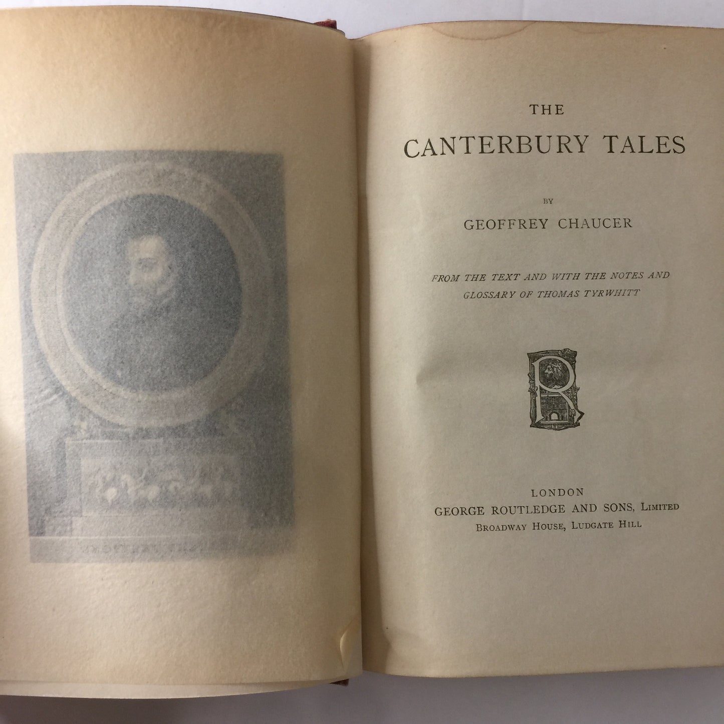 The Canterbury Tales - Geoffrey Chaucer - Circa 1880