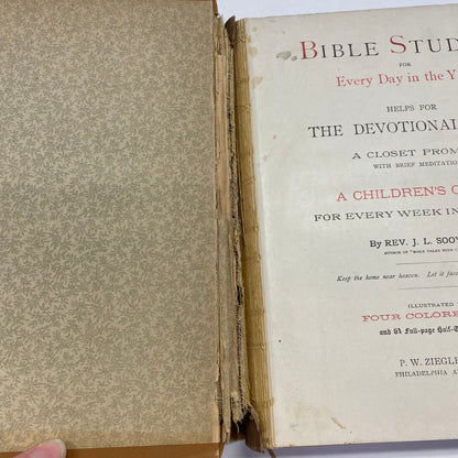 Bible Studies for the Home - Rev. J.L. Sooy - 1892
