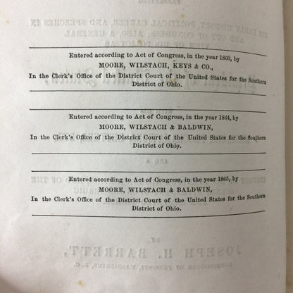 Life of Abraham Lincoln - Joseph Barrett - 1865