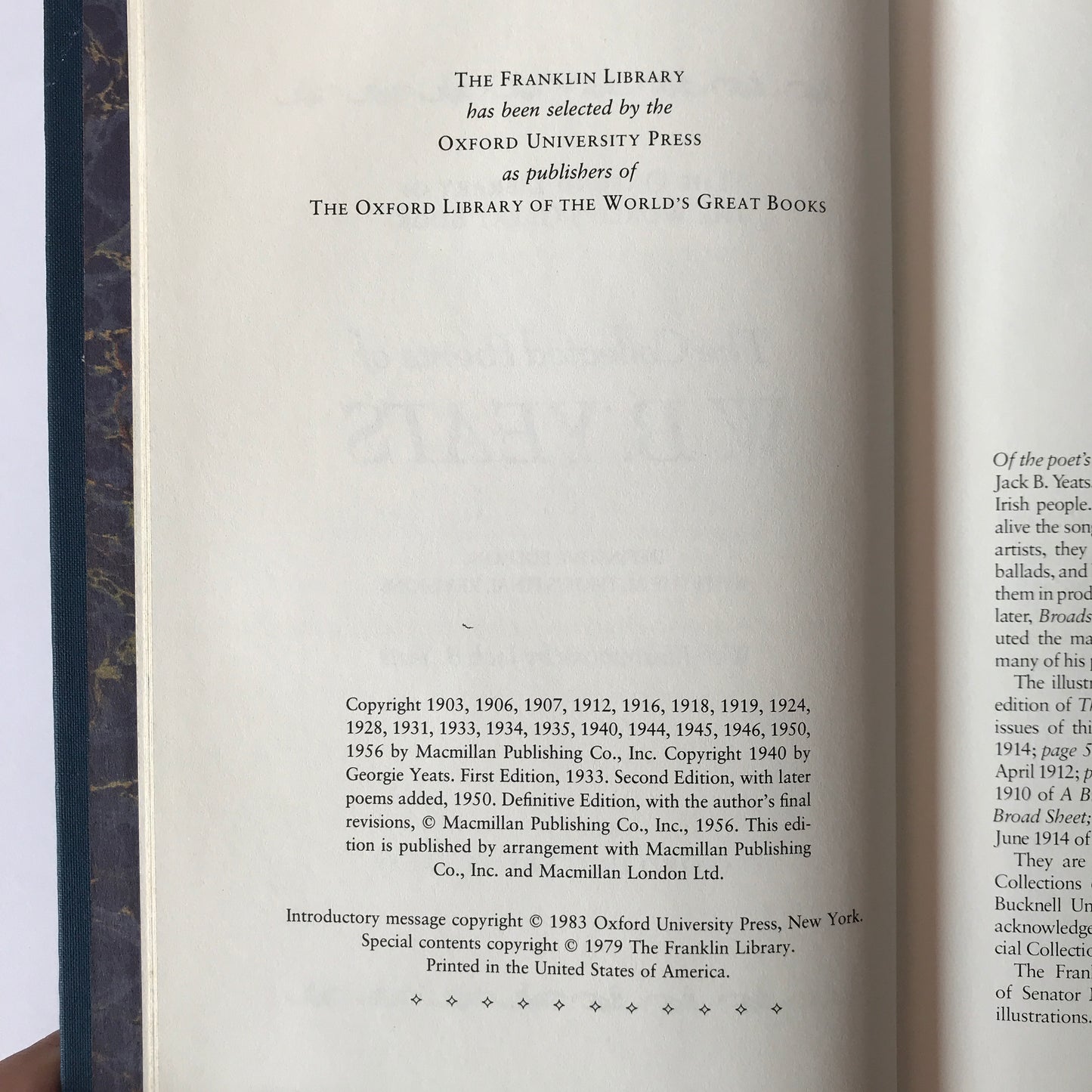 The Collected Poems of W.B. Yeats - W.B. Yeats - 1983