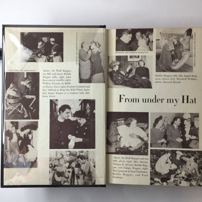 From Under My Hat - Hedda Hopper - Inscribed - 1952