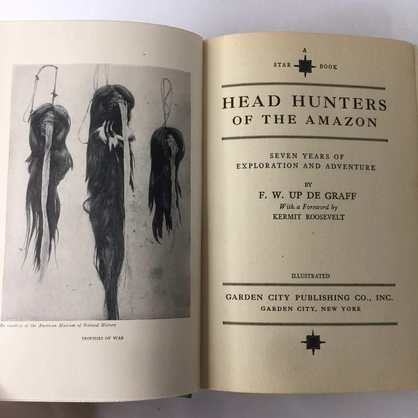 Head Hunters of the Amazon - F. W. Up De Graff - Reprint - 1923