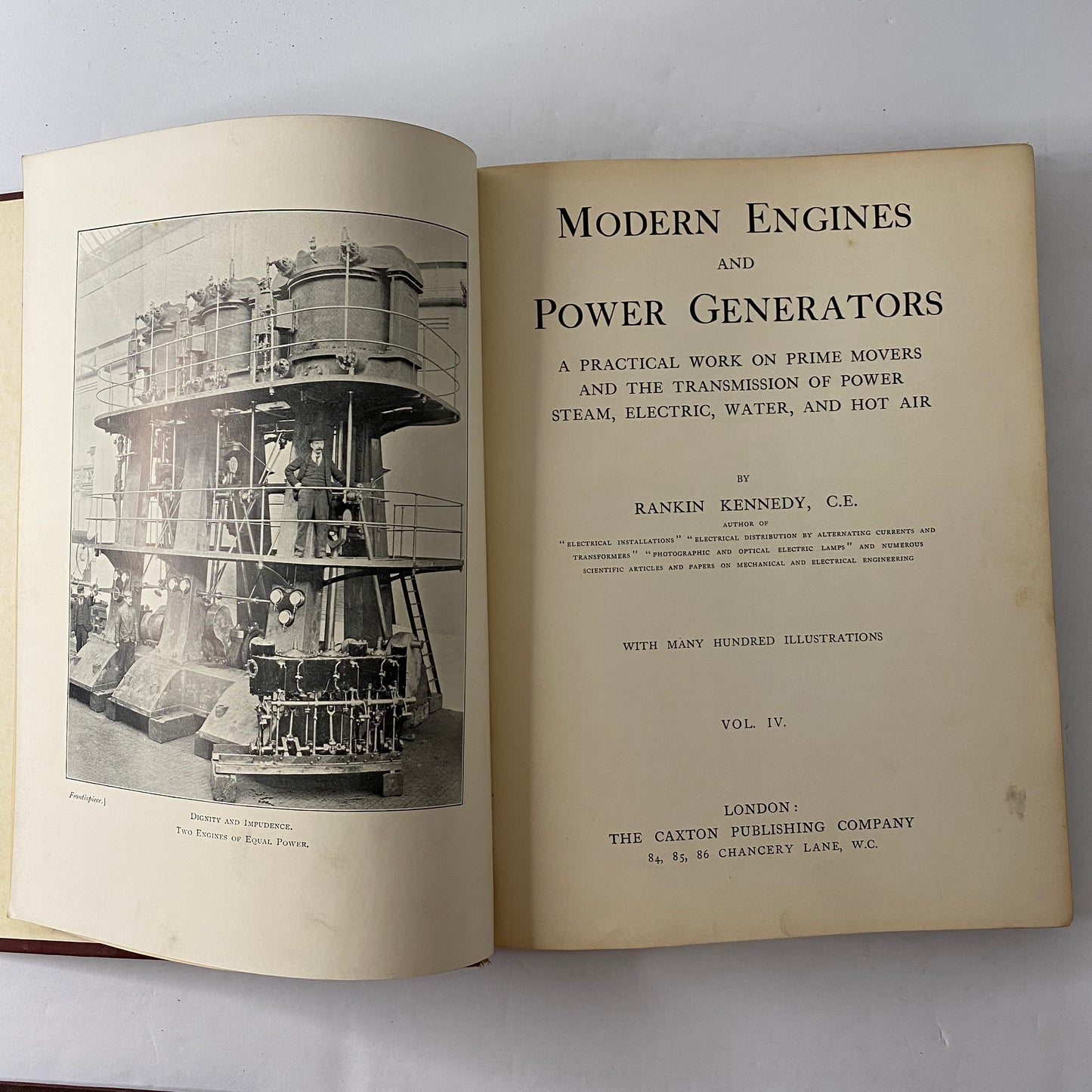 Modern Engines and Power Generators - Rankin Kennedy - Vols. 2 and 4 - 1986