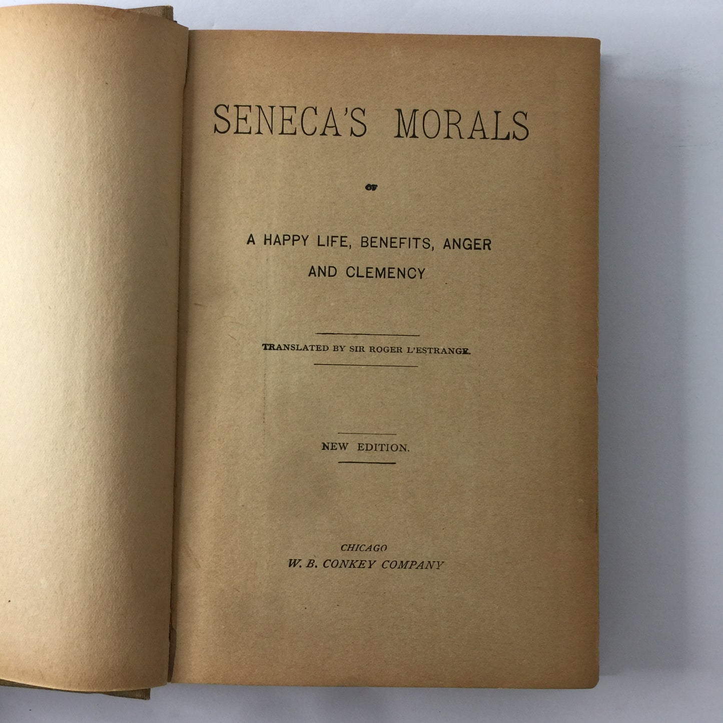 Seneca’s Morals - Seneca - 1902