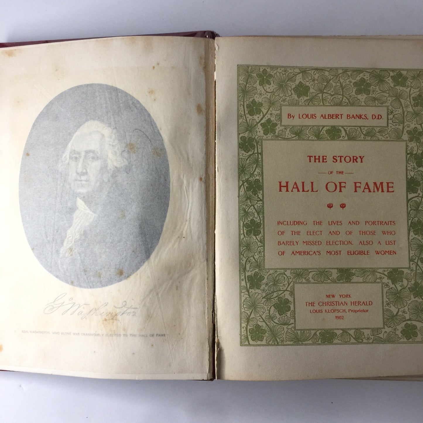 The Illustrated Story of the Hall of Fame - Louis Albert Banks - 1902