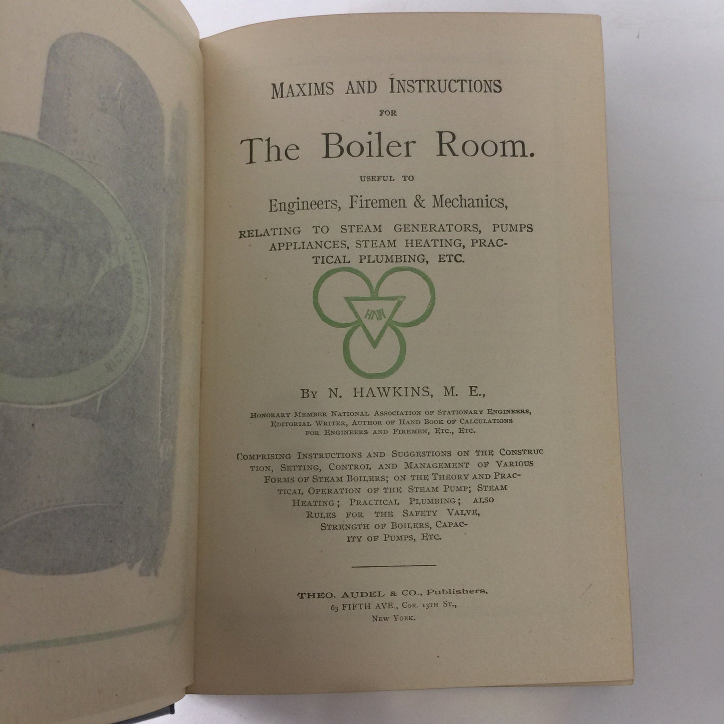 Maxims and Instructions for The Boiler Room - N. Hawkins - 1903