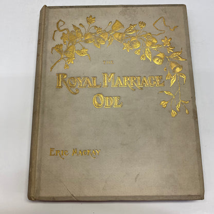 The Royal Marriage Ode - Eric Mackay - Signed - 1893